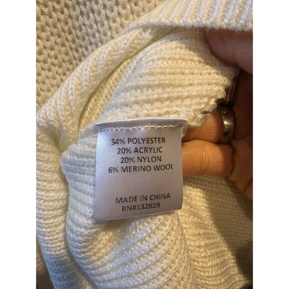 NWT MARJORELLE MONETTE IVORY SWEATER DRESS SIZE MEDIUM - Picture 9 of 11